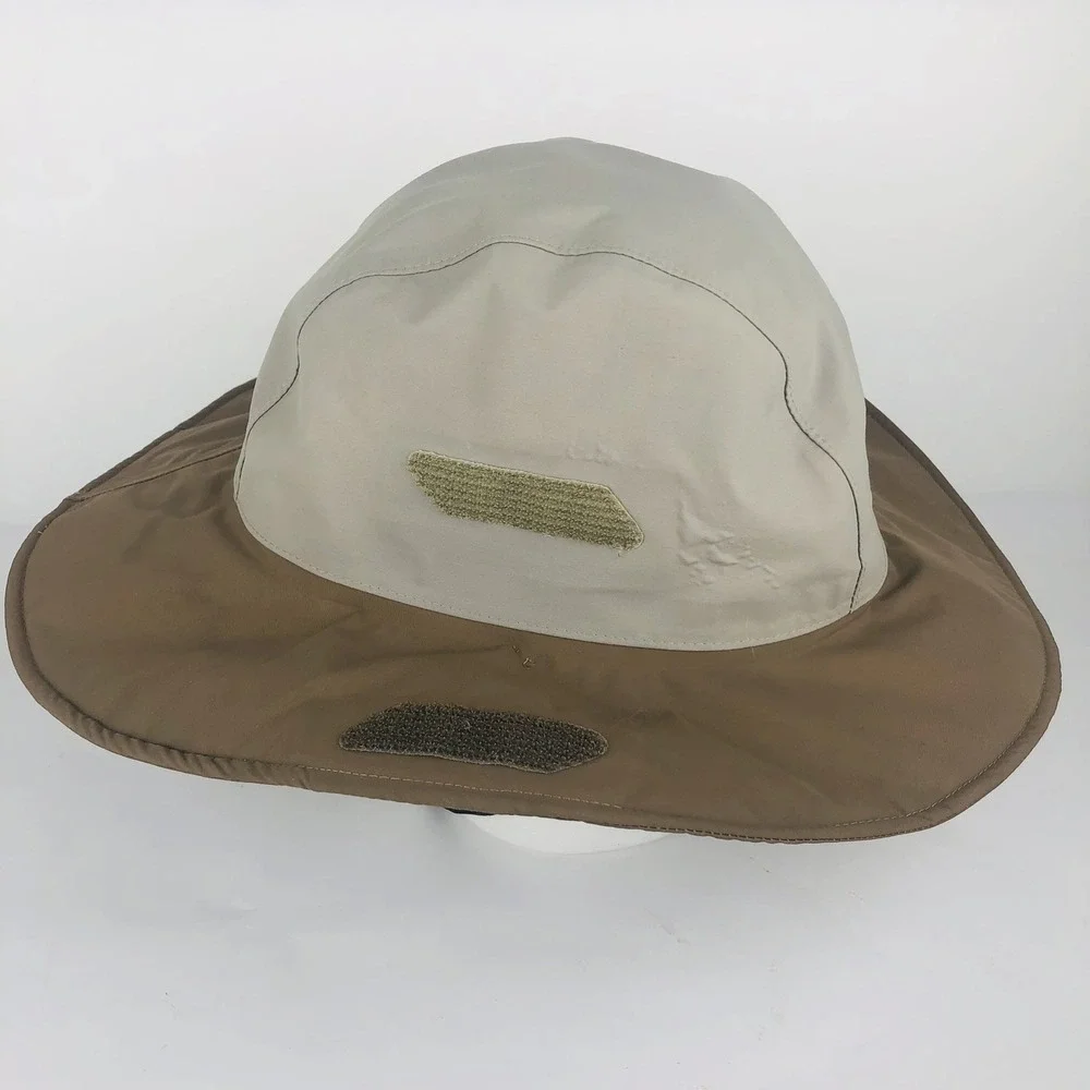 Outdoor Research Seattle Rain Sun Hat Khaki Tan XL GORE-TEX Waterproof Gorpcore